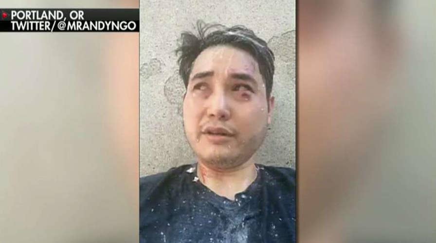 Outrage after conservative journalist attacked by Antifa in Portland, Oregon