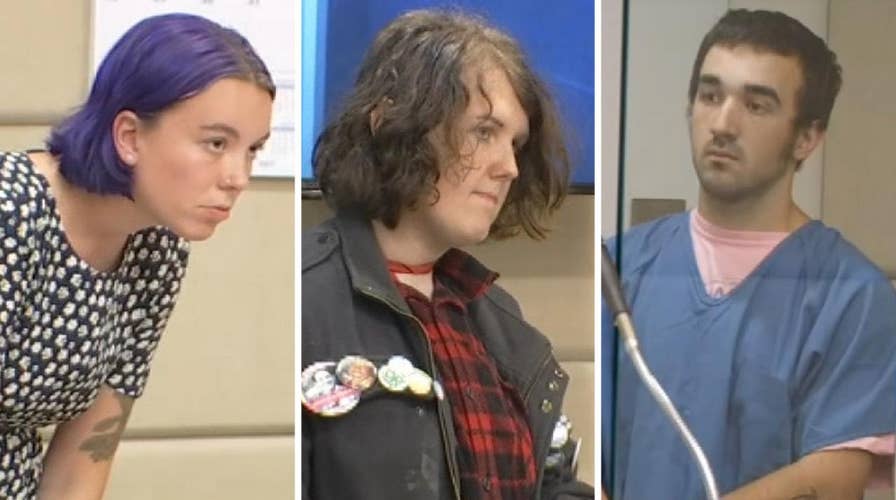 Portland protesters arrested during violent demonstrations appear in court