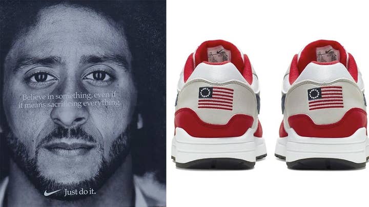 Nike defends decision to pull patriotic sneaker, Republicans seek boycott