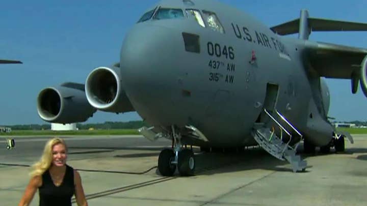 Hundreds line up for 10th Annual Salute from the Shore complete with vintage and active military planes