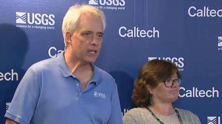 California seismologists give news conference on earthquake, aftershocks