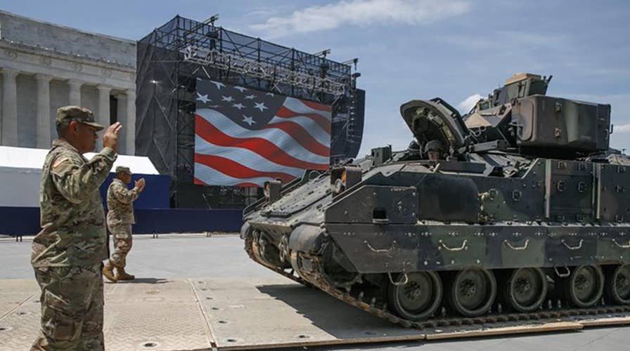 Critics say Trump’s ‘Salute to America’ is a political stunt