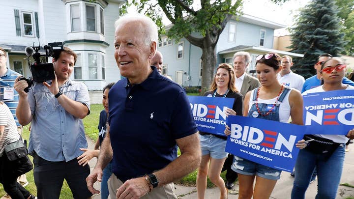 Joe Biden speaks out as his lead diminishes in 2020 polls