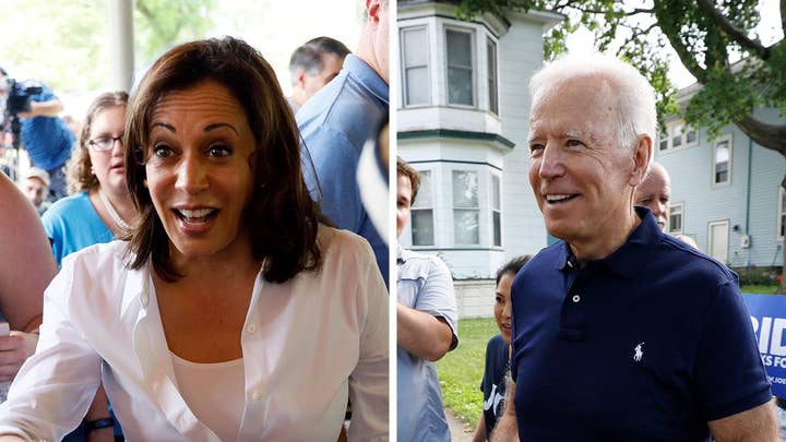 Polls narrow between Kamala Harris and Joe Biden