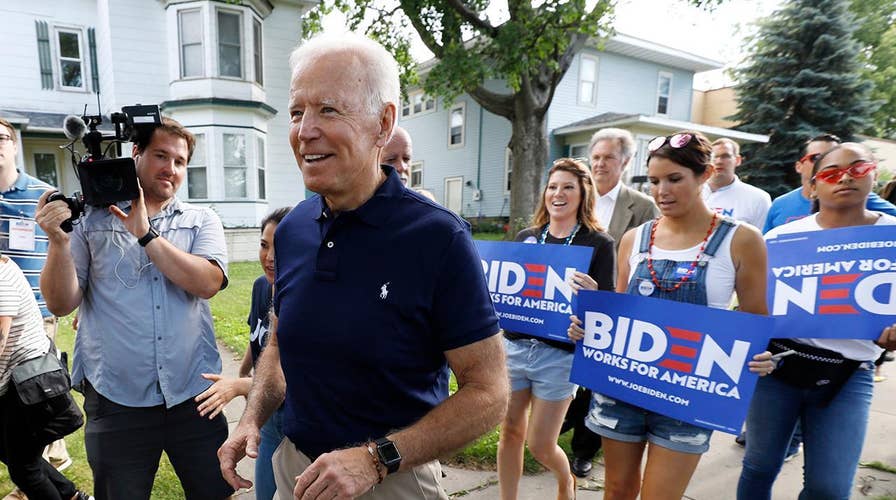 Joe Biden speaks out as his lead diminishes in 2020 polls