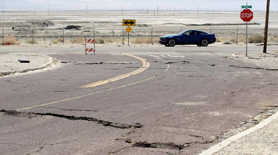 California residents clean up following massive back-to-back earthquakes