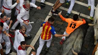 American man gored in the neck during Spain's running of the bulls said it felt ‘like being hit by a car or a truck' - Fox News