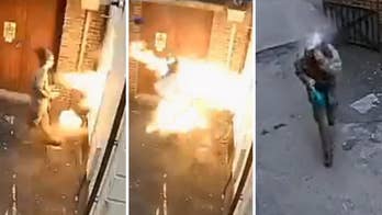 White supremacist arsonist set himself on fire while trying to burn down synagogue, video shows