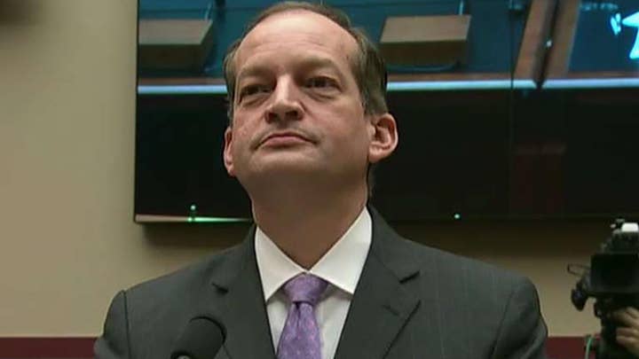 Congressional Democrats apply increasing pressure on Labor Secretary Alexander Acosta to resign