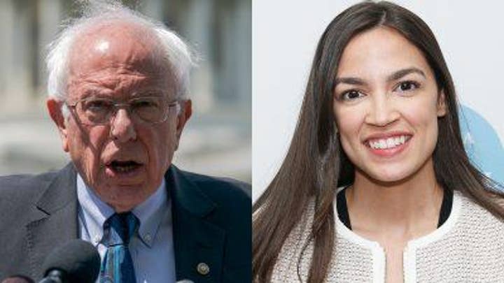 The Five on AOC joining with Bernie Sanders on climate change