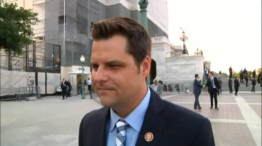 Matt Gaetz defends his bipartisan plan to block Trump from using military force against Iran without the consent of Congress