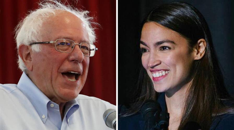 Alexandria Ocasio-Cortez and Bernie Sanders call for a national emergency over climate change