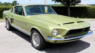 Two dusty Ford Mustang Shelby GT500s parked in warehouse for 15 years worth fortune - Fox News