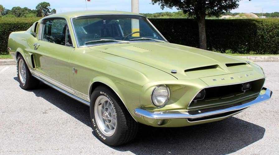 Two dusty Ford Mustang Shelby GT500s parked in warehouse for 15 years worth fortune