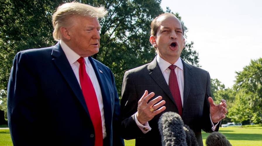 'Selfish for me to stay': Acosta, Trump address press after labor secretary submits resignation