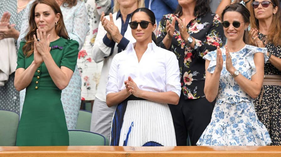 Meghan Markle and Kate Middleton attend Wimbledon final
