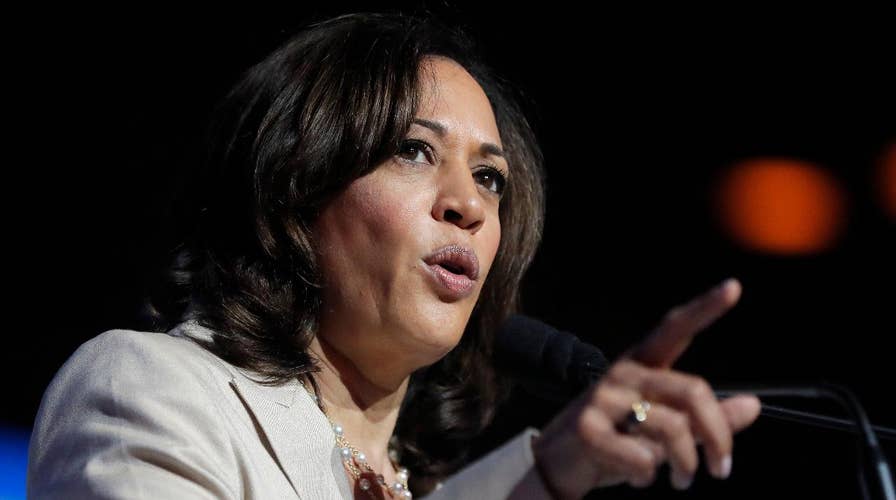 Kamala Harris slams Joe Biden on for his 'revisionist history'