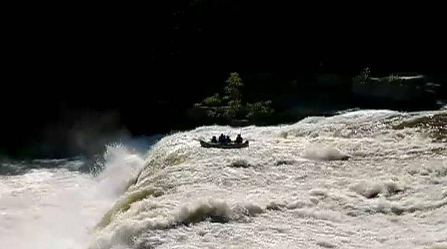 Rafters survive after being tossed over waterfall in Pennsylvania park