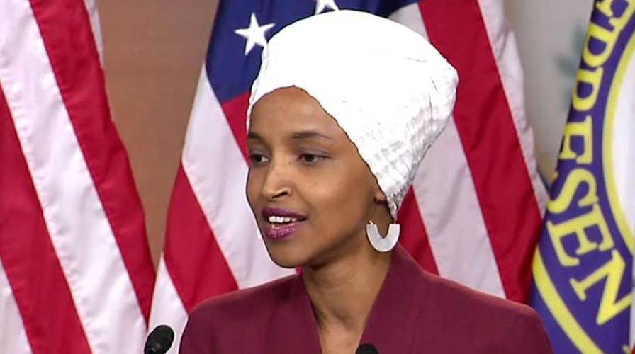 Rep. Ilhan Omar says President Trump launched a 'blatantly racist attack' on duly elected members of Congress