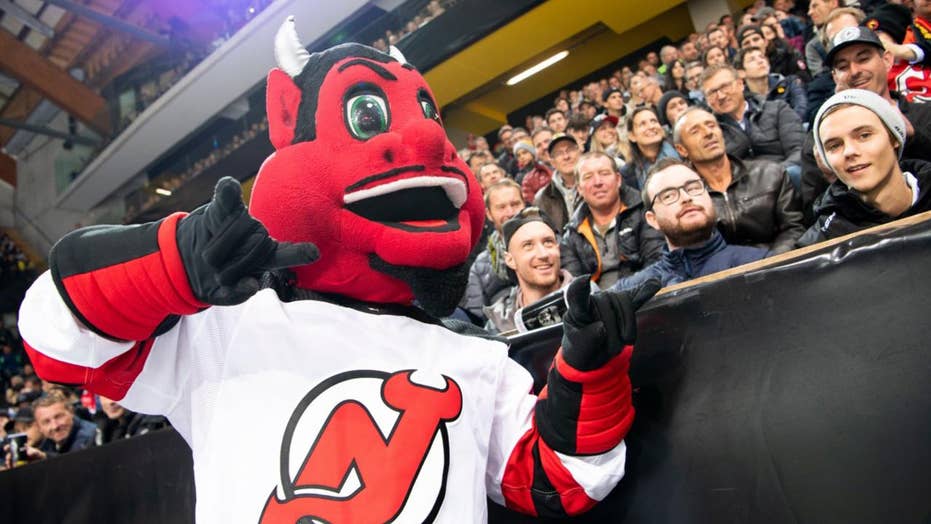 New Jersey Devils mascot shatters 