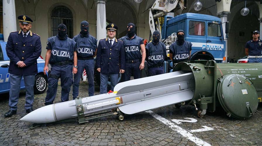 Italian police detain 3 men, seize missile, weapons, Nazi memorabilia