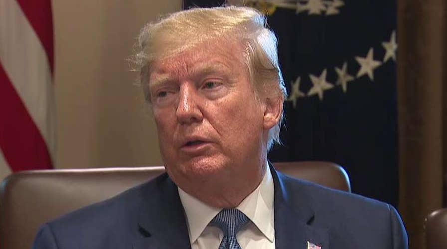 Trump makes remarks from the White House amid feud with Democratic congresswomen.