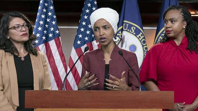 Progressive Democrat 'squad' fires back at Pelosi, Trump after House ...