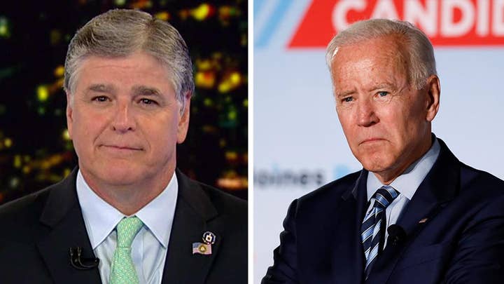 Sean Hannity challenges Joe Biden to a push-up contest