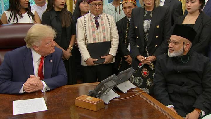 President Trump hears the stories of people persecuted for their religion