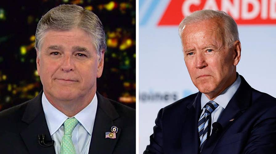 Sean Hannity challenges Joe Biden to a push-up contest