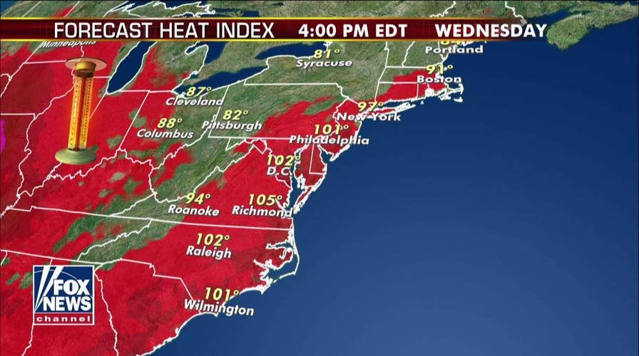 National forecast for Wednesday, July 17