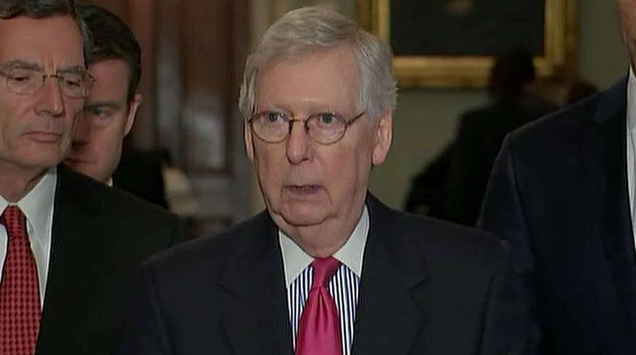 Mitch McConnell urges a lowering of the political temperature