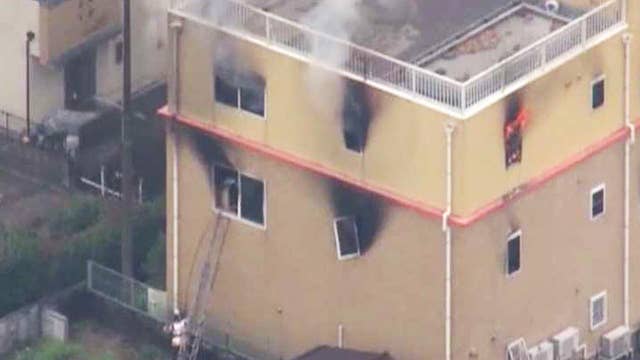 At least 33 killed in arson attack on Japanese animation studio