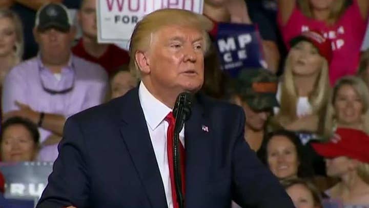 Trump drills down on criticism of progressive 'squad' at NC rally