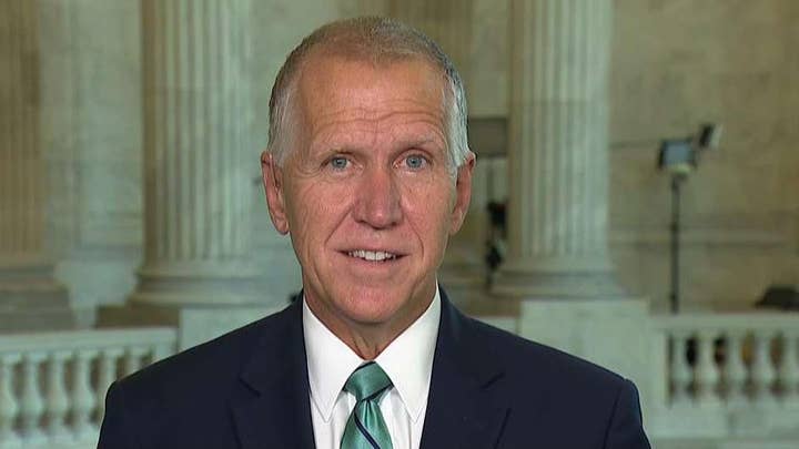 Sen. Thom Tillis says the media should focus on the extreme views of the 'squad'