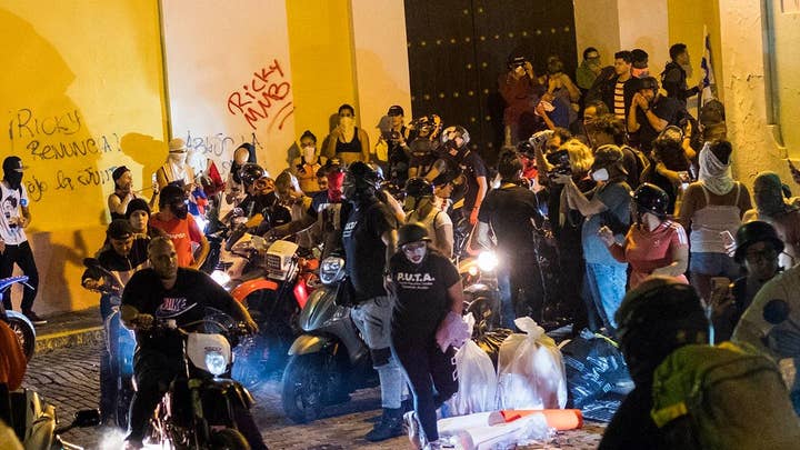 Protesters in Puerto Rico demand governor's resignation