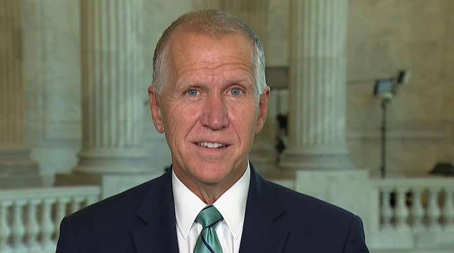 Sen. Thom Tillis says the media should focus on the extreme views of the 'squad'