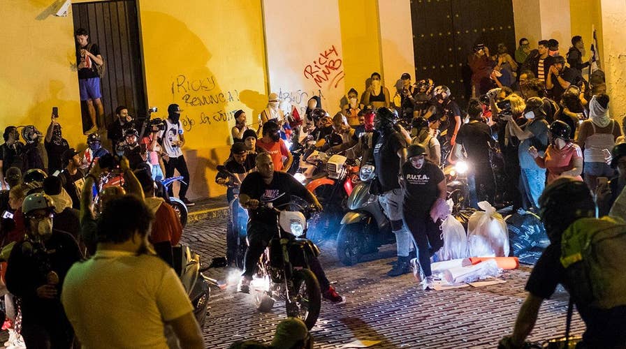 San Juan in cleanup mode after thousands pack streets to protest governor