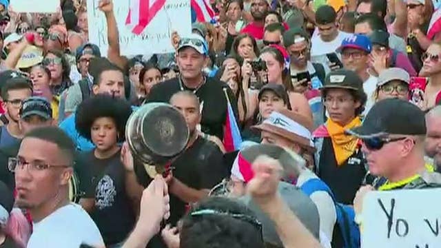 Protestors Call On Puerto Rican Governor To Resign On Air Videos Fox News