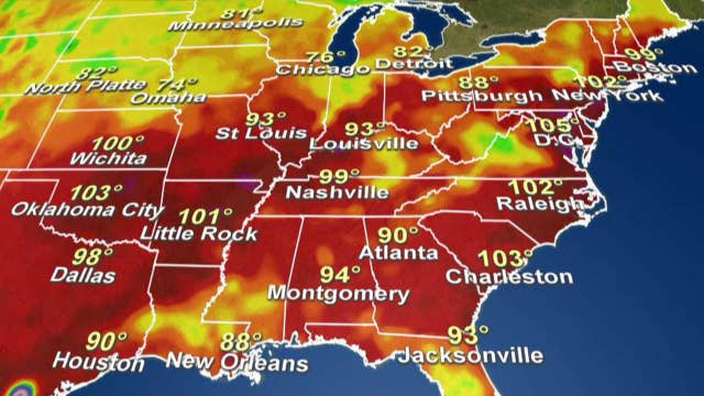 Deadly heat wave grips central US and East Coast