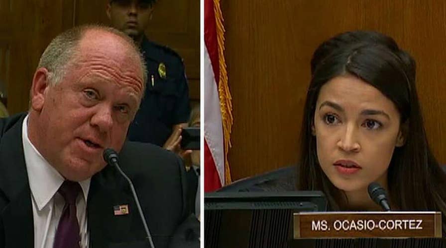 Tom Homan tells Alexandria Ocasio-Cortez anyone who commits a crime will be separated from their child
