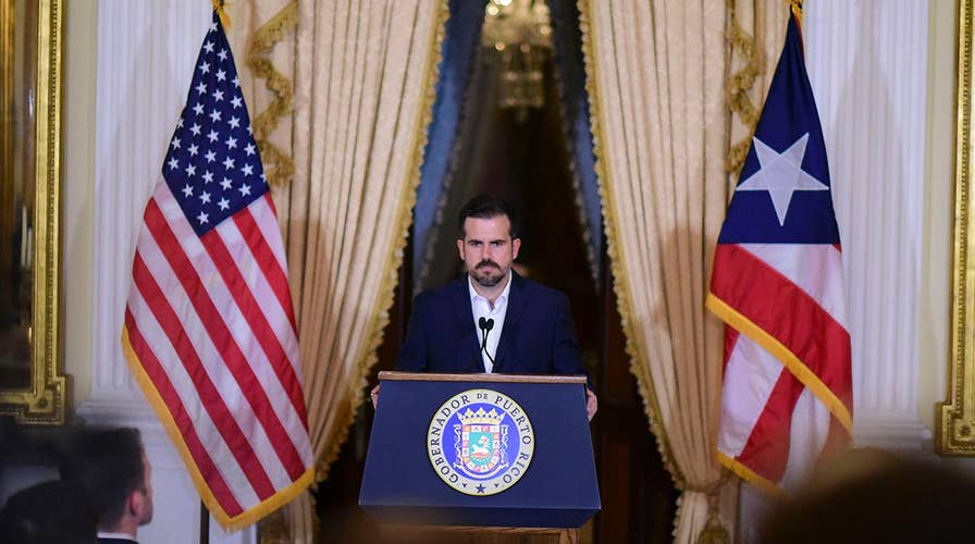 Puerto Rico governor Ricardo Rossello says he won't seek re-election
