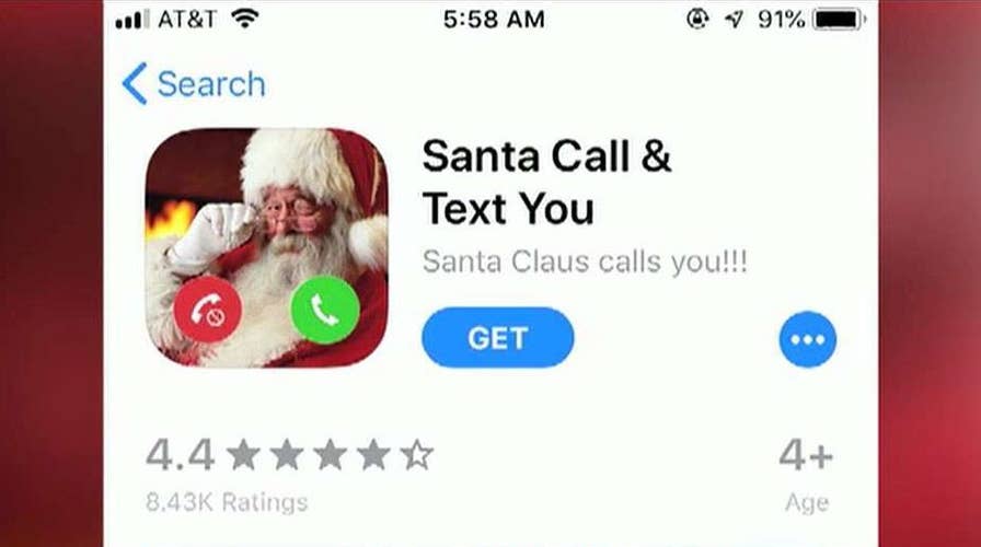 Family warns 'Santa' app sent inappropriate message to child