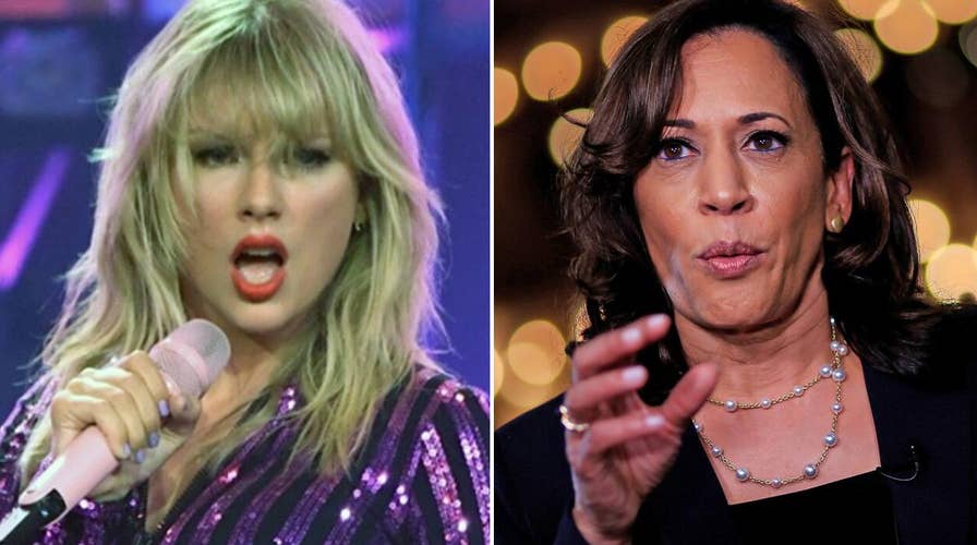 Taylor Swift fans not happy with Kamala Harris after fundraising event at Scooter Braun's home