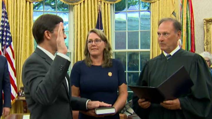 Mark Esper officially sworn in as defense secretary