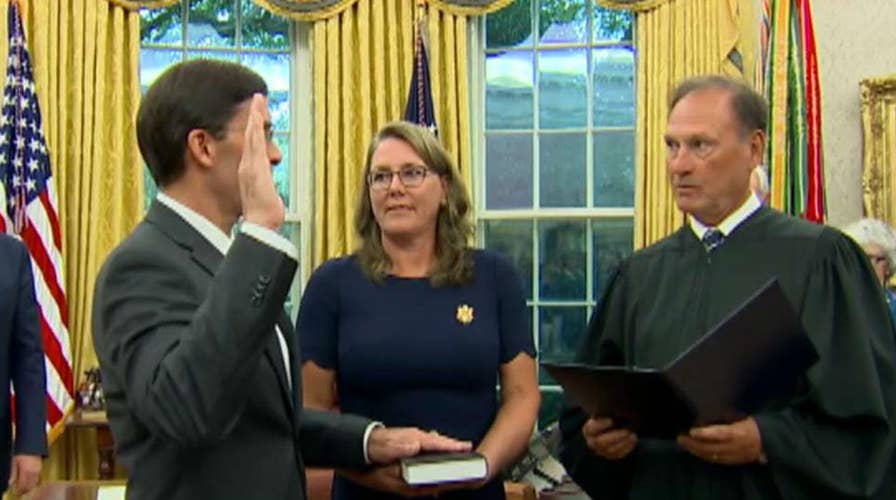 Mark Esper officially sworn in as defense secretary