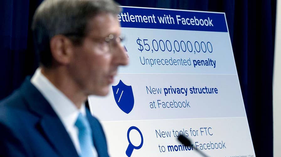 Facebook pays $5 billion fine for misusing users' data