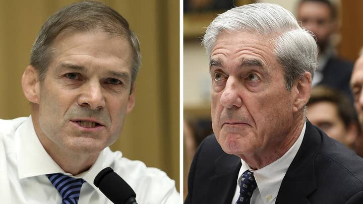 Rep. Jim Jordan grills Robert Mueller on the origins of the 2016 Russian interference election probe