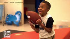 First child to receive a double hand transplant excels in his abilities
