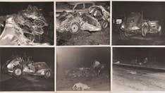 Rare photos of James Dean's fatal accident scene being auctioned